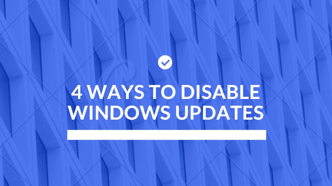 turn off windows 10 update permanently